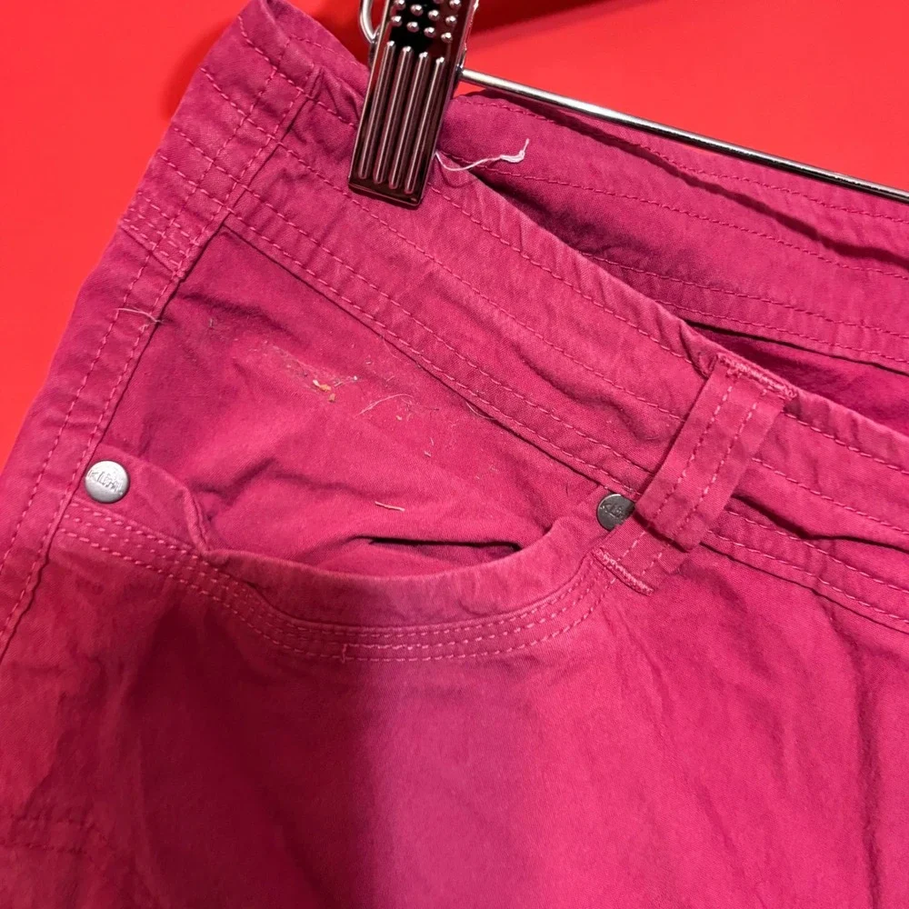 KUHL Pink Twill Casual Shorts Women Size 8 Cargo Pockets Outdoor‎ - Picture 3 of 11